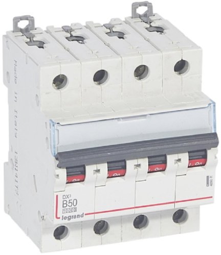 Выключатель автоматический Legrand DX3-E 10000 4п 50А B 16кА фото Выключатель автоматический Legrand DX3-E 10000 4п 50А B 16кА картинка